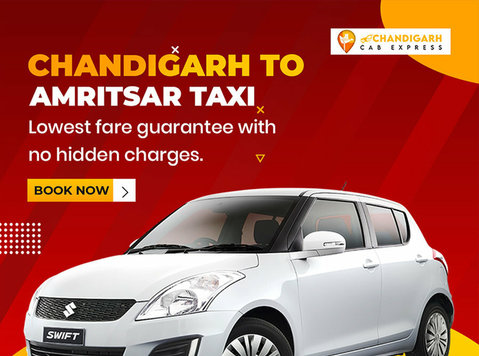 Chandigarh to Amritsar Cab | Comfort & Reliability Guarantee - Останато