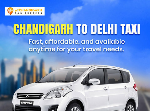 Chandigarh to Delhi Cab Services | Safe, Affordable - Останато