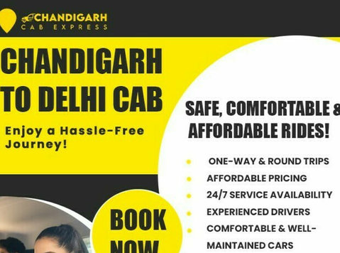 Chandigarh to Delhi Taxi | Safe & Affordable Cab Service - אחר