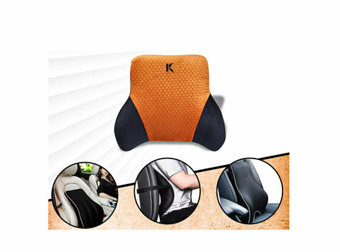 Ultimate Comfort: Memory Foam Lumbar Support Pillow for Back - Autá/Motocykle