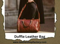 Duffle Leather Bags – Leather Shop Factory - Oblečení a doplňky