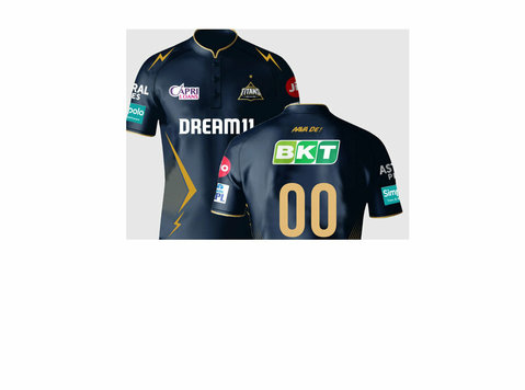 Gujarat Titans Cricket T-shirt – Ultimate Fan Gear! - Ruha/Ékszer