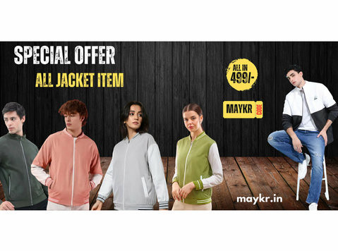 Maykr-all Jackets Sale @499 only - Clothing/Accessories