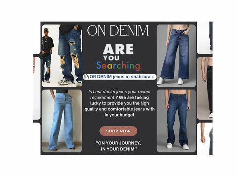 On Denim- Men's & Women's Jeans Shop In Shahdara - Clothing/Accessories