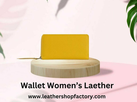 Wallet Women's Leather – Leather Shop Factory - Klær/Tilbehør