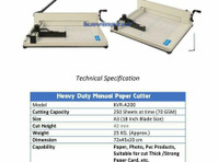 Paper Cutting Machine Manufacturers & Suppliers in India - Elektronik