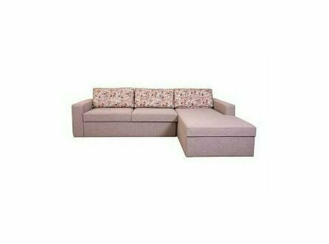 L Shape Sofa Cum Bed - Möbler/Redskap