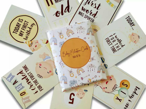 Custom Baby Milestone Cards – Capture Every First Moment - Drugo
