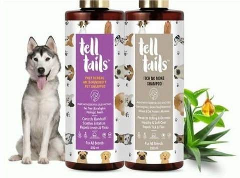Buy Dandruff Combo Shampoo for Dogs In India By Telltails - Egyéb