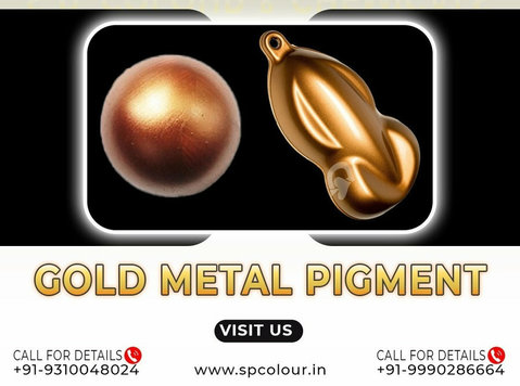 Gold Metallic Pigments Manufactured in India | Amp Pigments - Muu