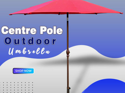 Shop Centre Pole Outdoor Umbrella for Garden, Terrace - อื่นๆ