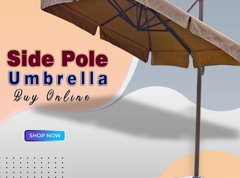 Side Pole Umbrella Buy Online for Outdoor Space - Muu