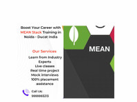 Boost Your Career with Mean Stack Training in Noida - Ducat - Instrukcije jezika