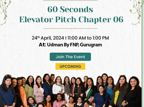60 Seconds Elevator Pitch Gurugram Chapter - Egyéb