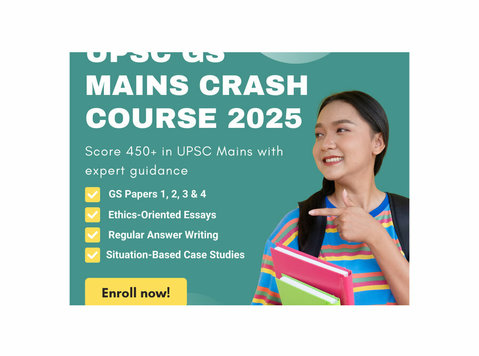 Upsc Mains Crash Course 2025 - Yazım Hizmetleri/Çeviri