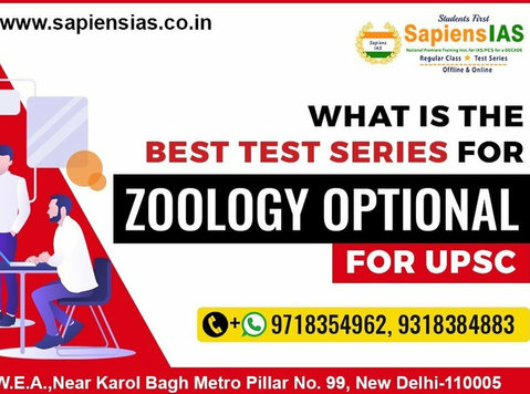 Zoology Optional Test Series for UPSC - Edituri/Traduceri