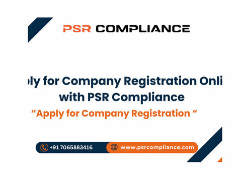 Apply for Company Registration Online with Psr Compliance - Právo/Financie