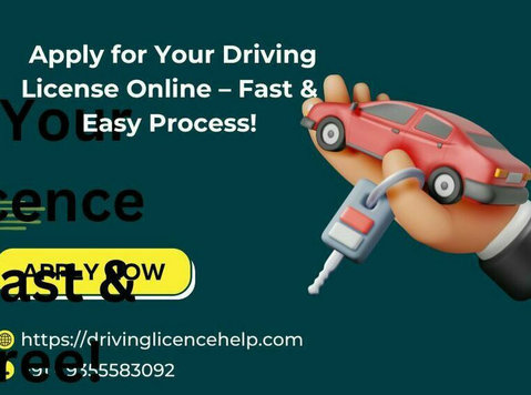 Apply for Your Driving License Online Fast & Easy Process - Legal/Finance