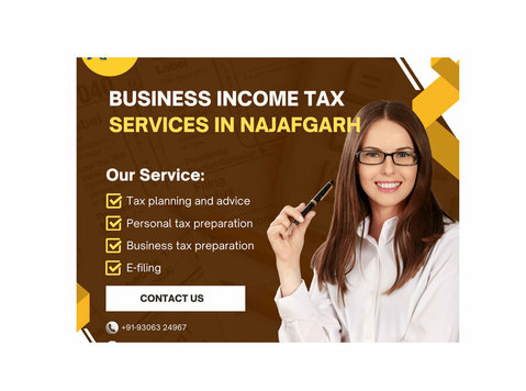 Business Income Tax Services in Najafgarh - Юридические услуги/финансы
