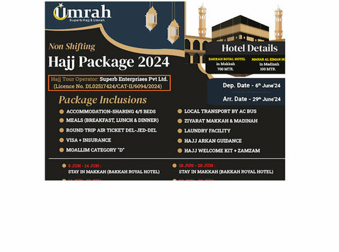Get Hajj Tour Package | Superb Umrah - Jog/Pénzügy