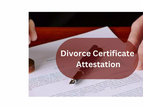 Professional Divorce Certificate Attestation in India - Legal/Finance