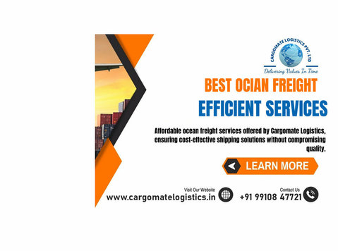 Efficient Ocean Freight Services: Cargomate Logistics - Mudança/Transporte