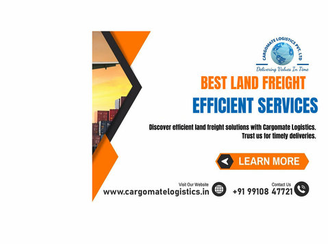 Get Reliable Land Freight Services | Cargomate Logistics - 이사/운송