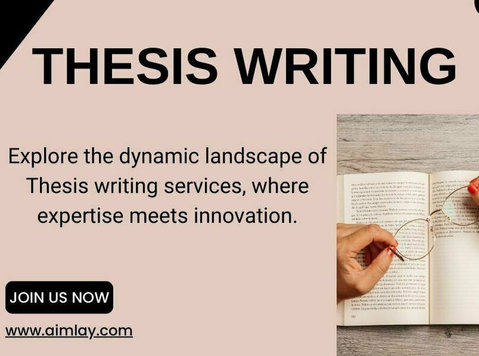 Choose the best: Get the best out of your thesis writing ser - Services: Other