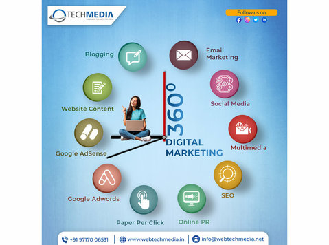 Digital Marketing Company in Delhi At Web Techmedia - Drugo