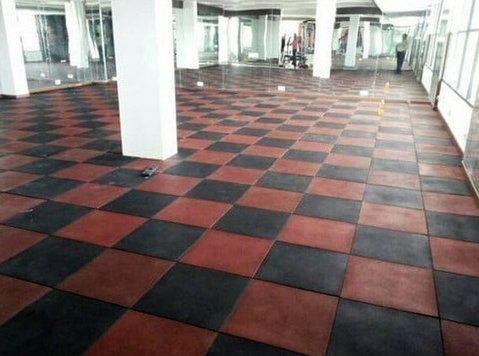 Rubber Flooring - Optimal Solution for Gym Safety & Performa - دوسری/دیگر
