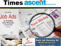 Times of India Delhi Recruitment Ad Booking Online - Autres
