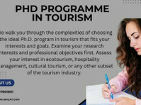 a ultimate guide: Choose the right Phd programme in Tourism - دوسری/دیگر