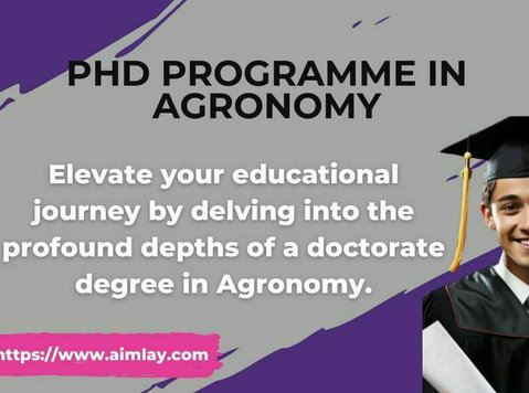 exploring the future Job opportunities with a Phd in Agronom - Другое