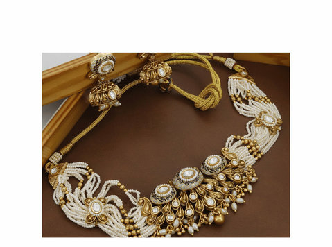 Buy Kundan Choker Set: Authentic Indian Jewelry - Clothing/Accessories