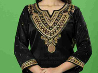 Sophisticated Black Aabha Marodi Zardozi Work Plazo Suit - Kleding/accessoires