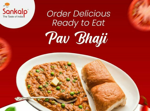 Order Delicious Ready to Eat Pav Bhaji Now - Sankalp food - Altele