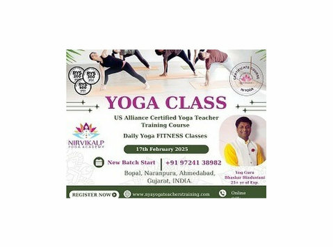 us Allianced certified yoga teacher training course - 스포츠/요가
