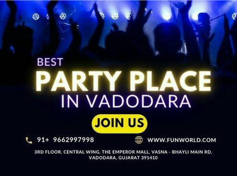 Best Party Place in Vadodara - ชมรม/อีเว้นท์