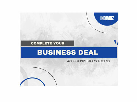 Top Business Investors Available in India at Indiabizforsale - Juss/Finans