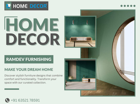 🏡✨ Dream Home Realized: Ramdev Furnishing's Home Decor Magi - Otros