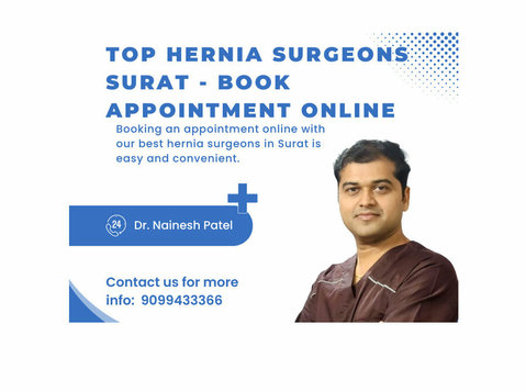 Top Hernia Surgeons Surat - Book Appointment Online - Останато