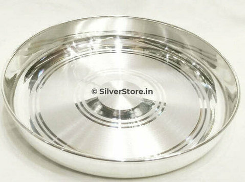 Timeless Beauty: Embrace Luxury with Silver Dining Plates - Altele