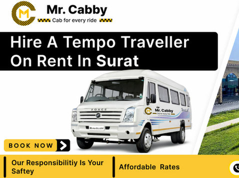 Hire a Tempo Traveller on Rent in Surat with Mr. Cabby - Egyéb