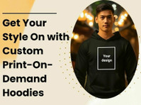 Get Your Style On with Custom Print-on-demand Hoodies - Abbigliamento/Accessori