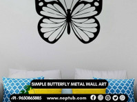 Buy Butterfly Metal Wall Art Showpiecees For Home Decor - Предметы коллекционирования/антиквариат