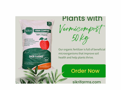 Get Healthier Plants with Vermicompost 50 kg Online - மற்றவை 