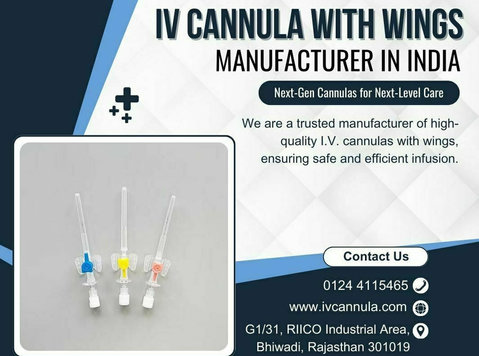 Ivcannula with wings Manufacturer- Denex International - Buy & Sell: Other