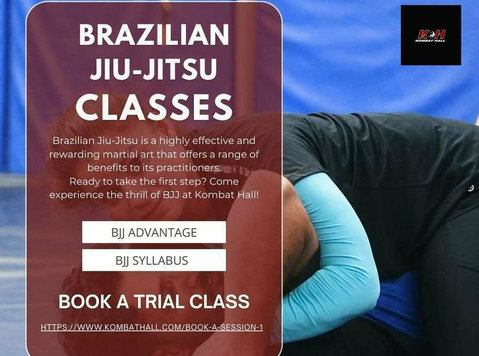 Brazilian Jiu-jitsu Training in Gurgaon at Kombat Hall - Sports/Yoga