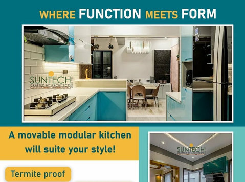 Best Designer Modular Kitchen in Chandigarh | Suntech - Stavebníctvo/Dekorácie