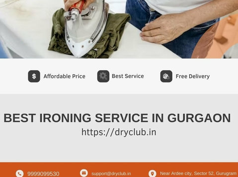 Dryclub – Your Go-to Choice for Professional Ironing Service - Dịch vụ vệ sinh